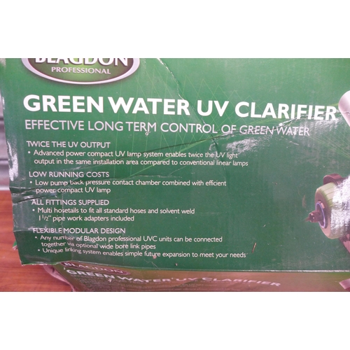 2227 - A Blagdon Pro UCV 21600 green water UV clarifier - unused in box