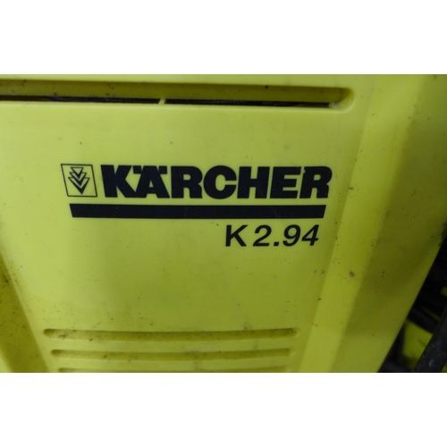 2234 - Six assorted Karcher pressure washers including K2, K2.125, K2.94 and others