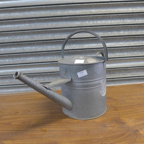 2313 - A galvanized Haws watering can