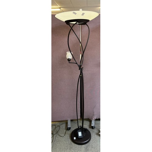 1533 - Bronze effect floor lamp