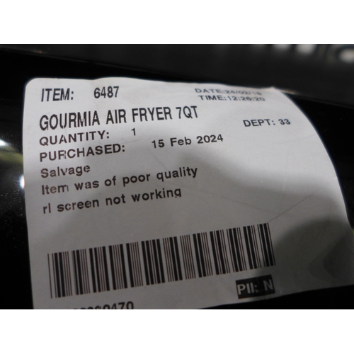 3021 - Gourmia Air Fryer 7Qt (320-175) *This lot is subject to VAT