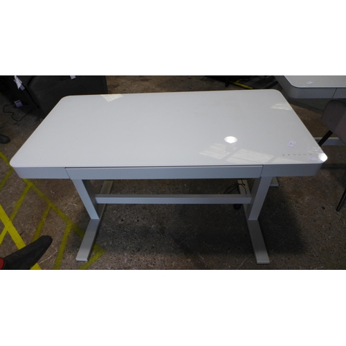 3109 - White Height adjustable Tech Desk , Original RRP £239.99 + VAT (320-2) *This lot is subject to VAT