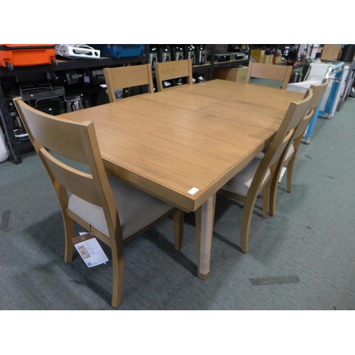 3121 - Elmwood Extending Dining Table And Chairs - Marked Top, Original RRP £699.99 + VAT (320-100) *This l... 