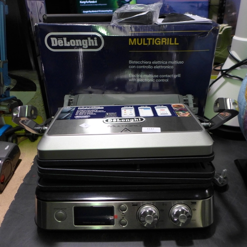 3142 - Delonghi Multigrill - Broken Handle, Original RRP £139.99 + VAT (320-49) *This lot is subject to VAT