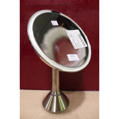 3153 - Simplehuman Sensor Mirror (model:- ST3200), damaged edge - original RRP £99.99 + VAT (319-122) *This... 