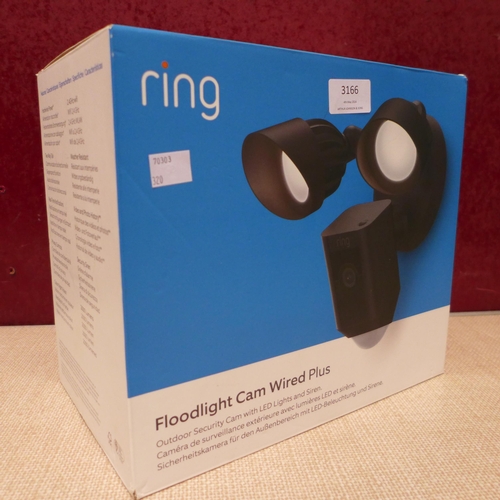 3166 - Ring Floodlight Cam Plus, Original RRP £134.99 + VAT (320-77) *This lot is subject to VAT