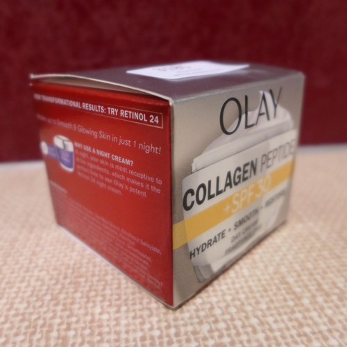 3185 - Olay Collagen Peptide +SPF30 - 50ml - Day Cream - Sealed Box (320-53) *This lot is subject to VAT