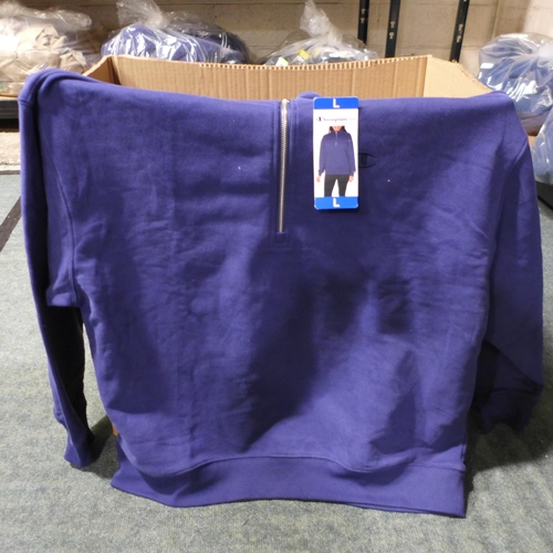 3248 - Quantity of women's Champion Elite blue 1/2 zip pullovers - size L * this lot is subject to VAT