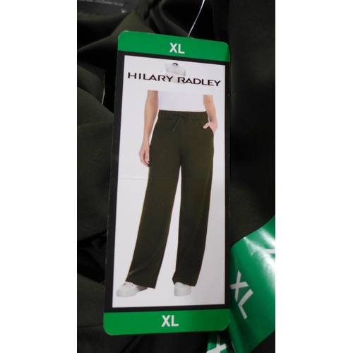 3273 - Quantity of women's dark green Hilary Radley wide leg trousers - mixed size * this lot is subject to... 