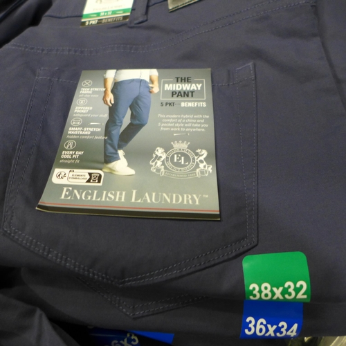 3278 - Quantity of men's English Laundry - blue jeans - mixed size * this lot is subject to VAT