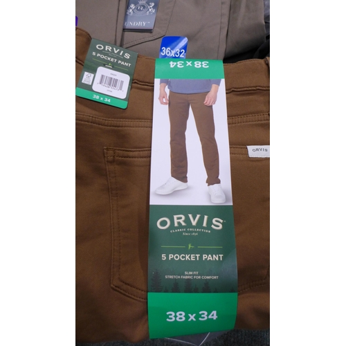 3281 - Quantity of assorted men's trousers - various sizes/colours/styles * this lot is subject to VAT