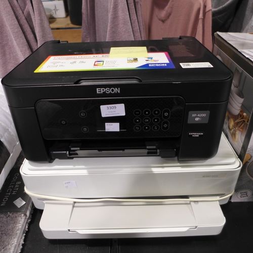 3309 - Hp Envy 6022E Aio Printer And Epson XP4200 Printer (319-114,115) *This lot is subject to VAT