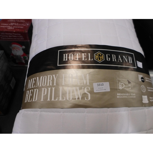 3310 - Hotel Grand Shredded Memory Foam Pillow And Bath Mat - 24