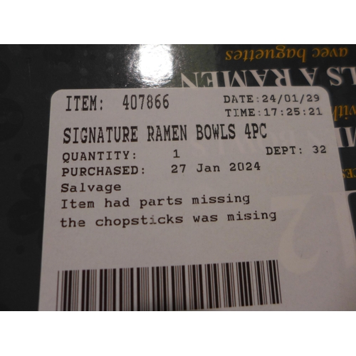 3312 - Signature Ramen Bowls - No Chopsticks (319-113) *This lot is subject to VAT