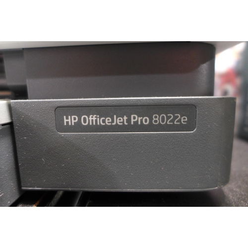 3313 - Hp Officeje Pro 8022E Aio Printer, original RRP £127.99 + VAT (319-116)   
*This lot is subject to V... 