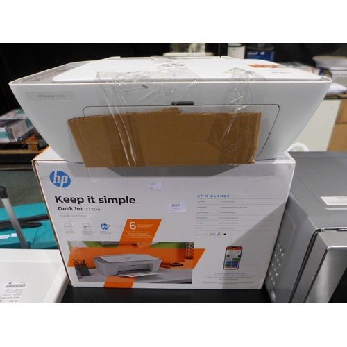 3320 - Hp Deskjet 2720E All In One Printer   (320-89) *This lot is subject to VAT