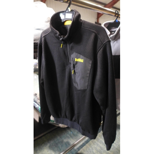 3348 - Two men's branded zip-up tops including DeWalt and Berghaus - mixed style and size * this lot is sub... 