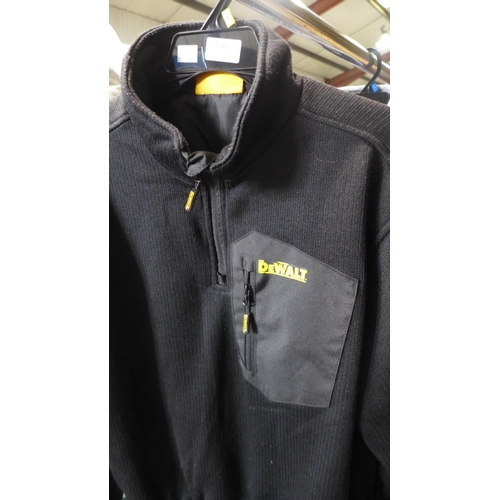 3348 - Two men's branded zip-up tops including DeWalt and Berghaus - mixed style and size * this lot is sub... 