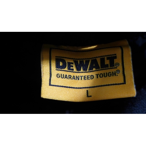 3348 - Two men's branded zip-up tops including DeWalt and Berghaus - mixed style and size * this lot is sub... 