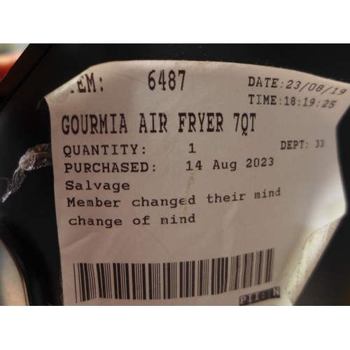 3357 - Gourmia Air Fryer 7QT (315-49) *This lot is subject to VAT