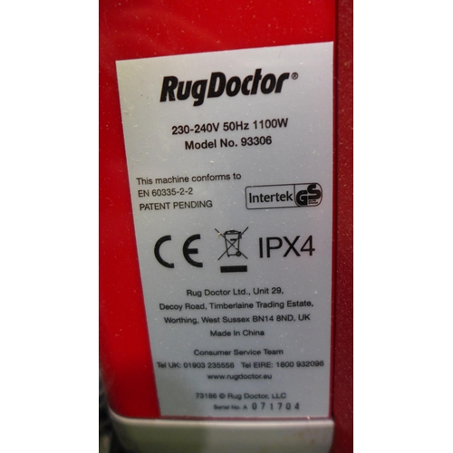 3401 - Rug Doctor Portable Spot Cleaner - Model 93306 , Original RRP £99.99 + VAT (320-56) *This lot is sub... 