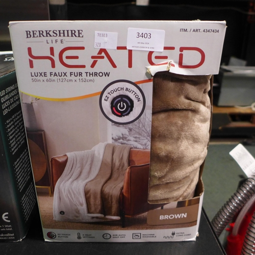 3403 - Berkshire Heated Throw - 50