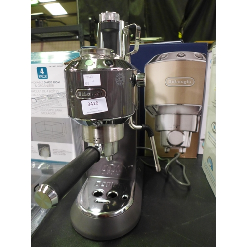 3416 - De'Longhi Dedica Arte  Coffee Machine, Original RRP £149.99 + VAT (320-145) *This lot is subject to ... 