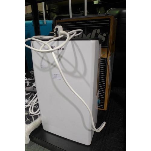 3425 - Woods Mdk11 White Dehumidifier 10L , Original RRP £119.99 + VAT (320-134) *This lot is subject to VA... 