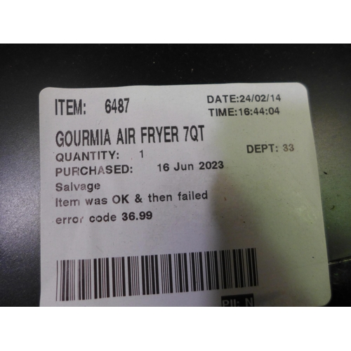 3449 - Gourmia Air Fryer 7Qt (320-167) *This lot is subject to VAT