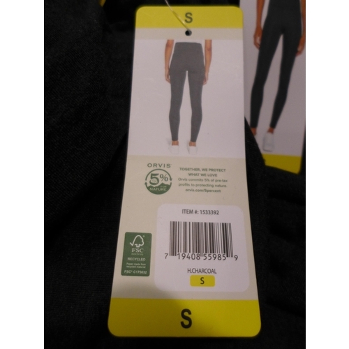 3239 - Quantity of women's Orvis charcoal coloured leggings - (Mixed Size/ Mainly Small) * this lot is subj... 