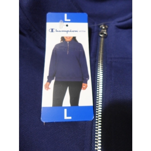 3248 - Quantity of women's Champion Elite blue 1/2 zip pullovers - size L * this lot is subject to VAT