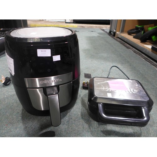 3304 - Gourmia Air Fryer And Breville Toastie Maker   (317-376,393/912) *This lot is subject to VAT