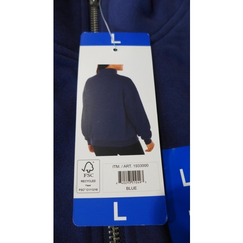 3006 - Small quantity of women's Champion Elite ¼ zip blue pullovers - size L * this lot is subject to VAT