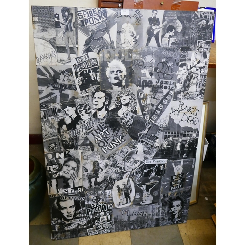 473 - A punk related collage sign