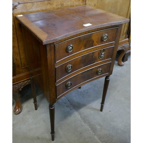 181 - A small Regency style mahogany chest of drawers