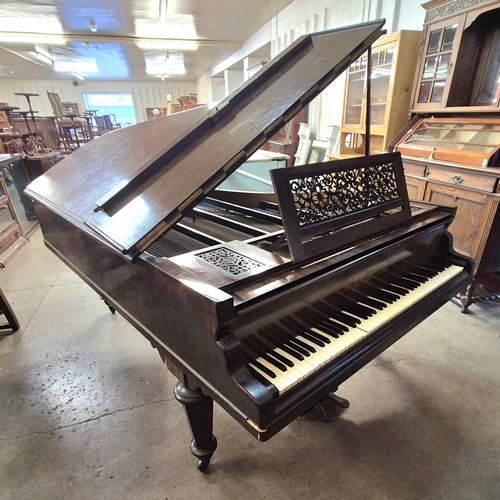 257 - A 19th Century French Erard rosewood baby grand piano. Sold with non-transferable Standard Ivory Dec... 