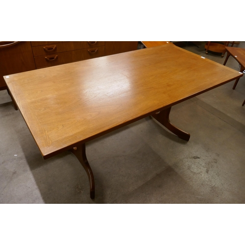 32 - A G-Plan Fresco teak rectangular dining table