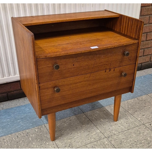 36 - A small teak chest of drawers