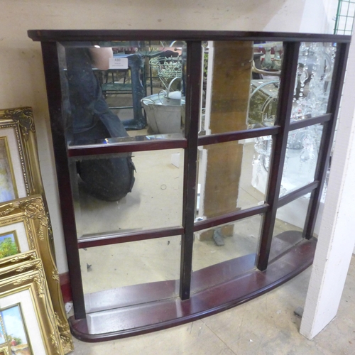 430 - A mahogany framed mirror