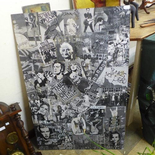 473 - A punk related collage sign