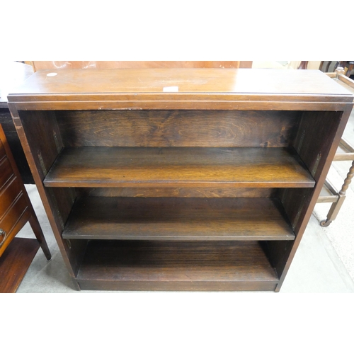 240 - A mahogany open bookcase