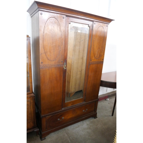 260 - An Edward VII mahogany wardrobe