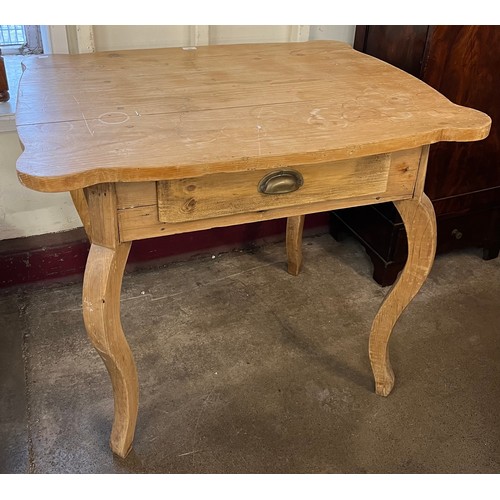 298 - A 19th Century French pine pantry table