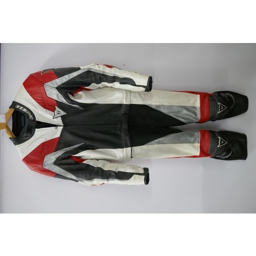 2374 - A Dainese DTEC size 50 leather motorcycle suit