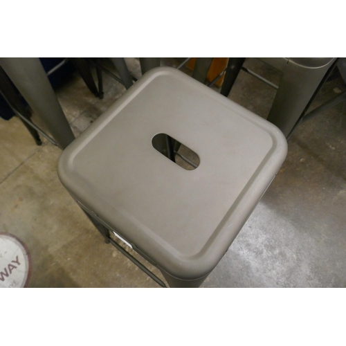 1998 - A pair of rustic Tolix style stools