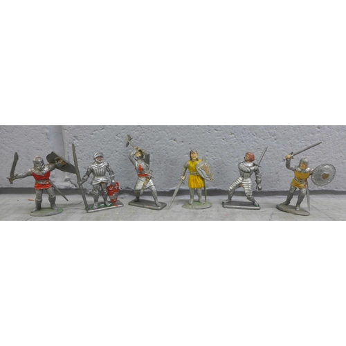 1064 - A collection of marbles and plastic toy soldiers, cowboys, Indians, etc. **PLEASE NOTE THIS LOT IS N... 