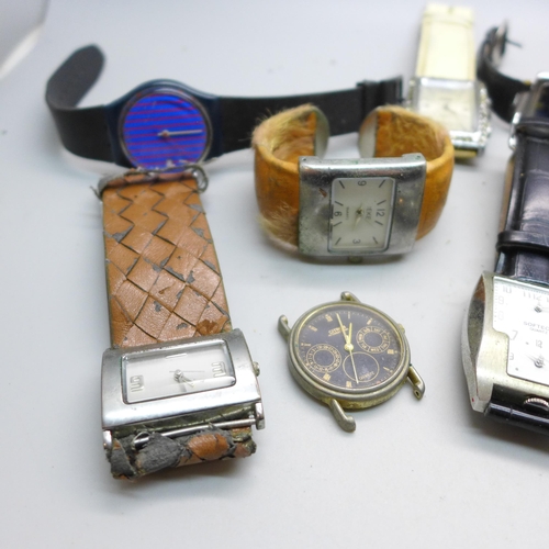 623 - A collection of wristwatches