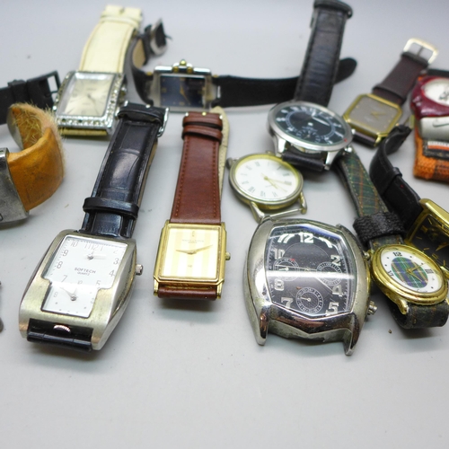 623 - A collection of wristwatches