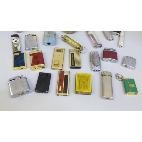 630 - A collection of cigarette lighters