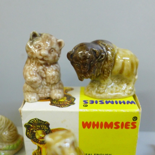 684 - Thirty-nine Wade Whimsies, one boxed